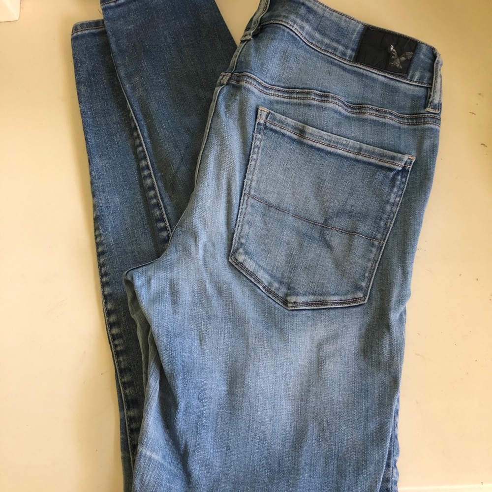 AE Dark Blue Skinny Jeans